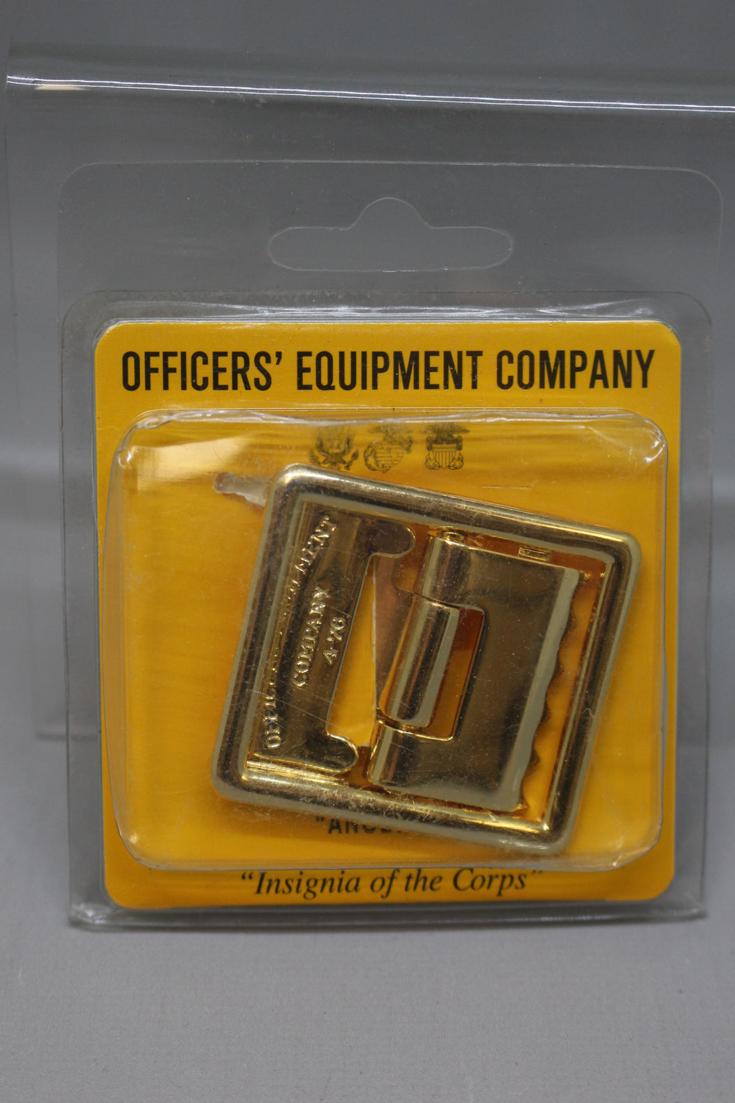 Officer's Equipment Company Gold Belt Buckle -New