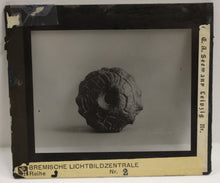 Load image into Gallery viewer, Pre-WWII German Educational Lantern Slide of Carved Perforated Stone Artifact