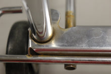 Load image into Gallery viewer, Vintage Folding Luggage Cart with Wheels and Bungie Strap - Used