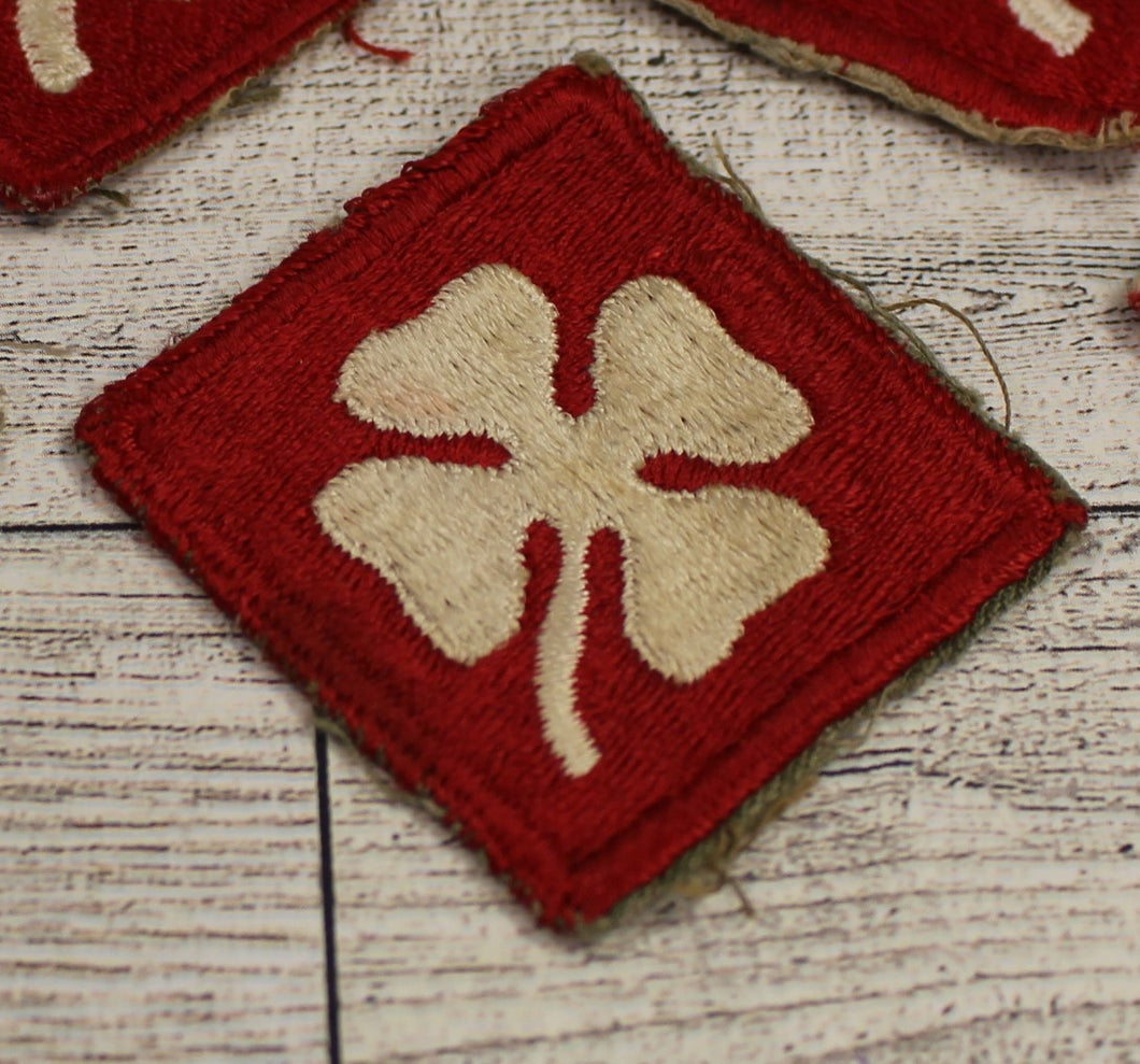WWII US Army 4th Army SSI Patch - Used