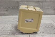 Load image into Gallery viewer, Christmas Santa Ceramic Square Holiday Cube for Candles or Crafts - New