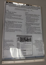 Load image into Gallery viewer, Ideal Pet Products Clear Vinyl Replacement Flap - Super Large - 15" x 20"