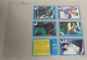 1982 E.T. The Extra-Terrestrial In His Adventure On Earth Trading Cards-You Pick