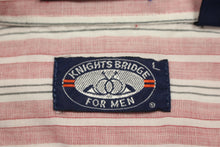 Load image into Gallery viewer, Knights Bridge Men&#39;s Striped Short Sleeve Shirt - Size: L - Used