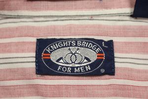 Knights Bridge Men's Striped Short Sleeve Shirt - Size: L - Used