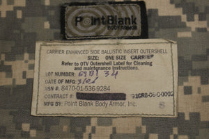 Point Blank Enhanced Side Ballistic Insert Outershell Carrier & Insert - ACU