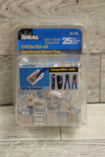 Load image into Gallery viewer, Ideal 85346 CAT5e/RJ-45 Data/Network Modular Plugs - 22 Pack - New