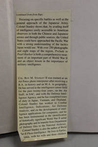 Prelude to Pearl Harbor - Col. Roy M Stanley II