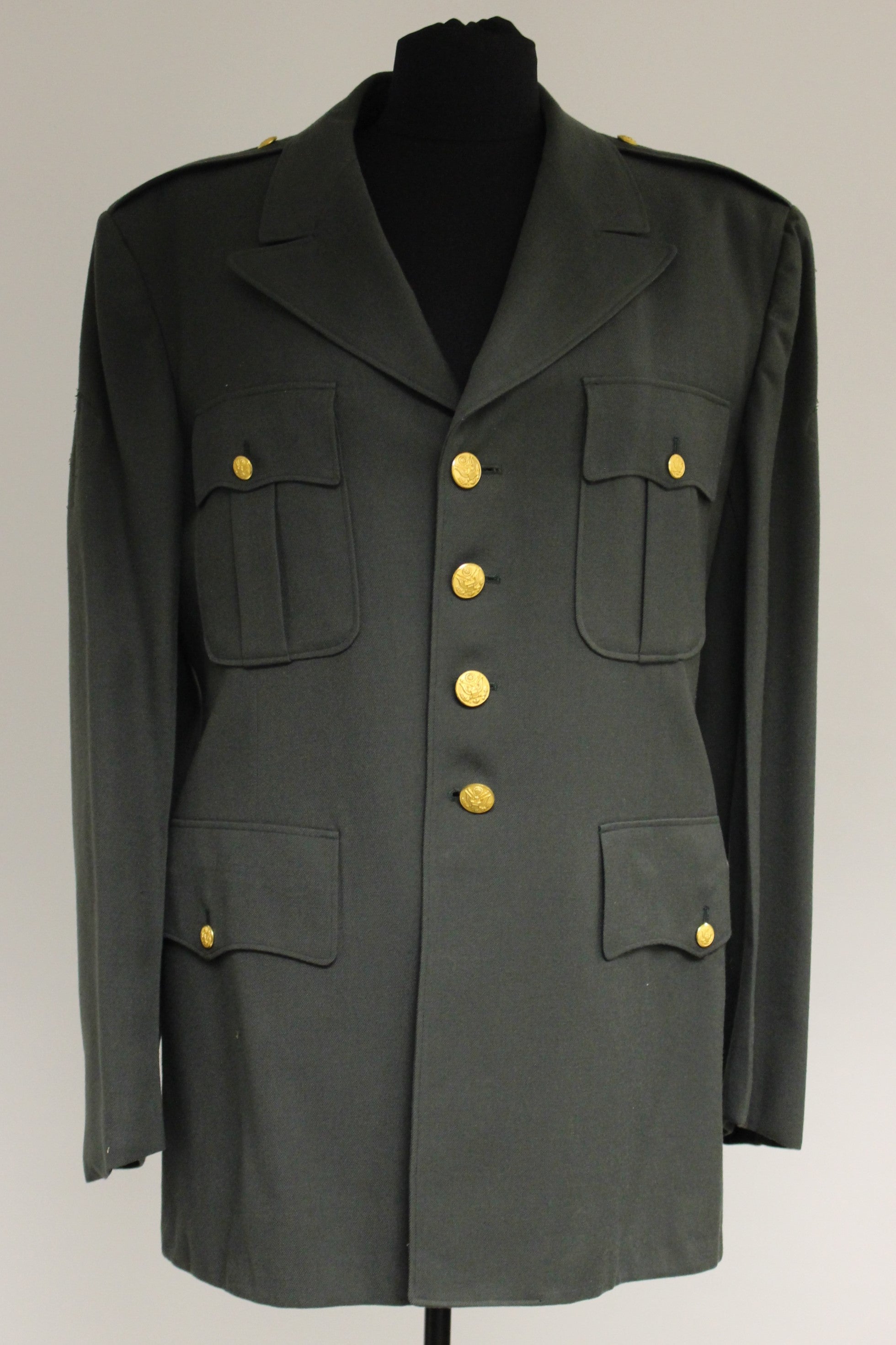 slim fit dress slacks US Army Class As Men's Green Dress Coat Jacket - 39R
