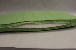 Outdoor Patio Welted Bench Settee Cushion - Green - 40.5" x 18" - Used