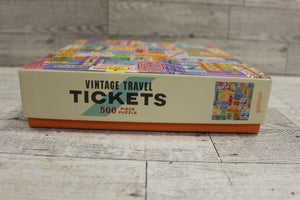 Vintage Travel Tickets 500 Piece Puzzle - 20" x 20" - New