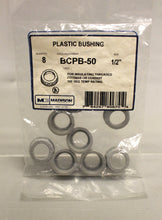 Load image into Gallery viewer, Madison 1/2" Plastic Bushing - BCPB-50 - Qty: 8 - New