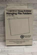 Load image into Gallery viewer, Vertiflex Snap-N-Glide Hanging File Folders - 25 Pack - Letter Size - New