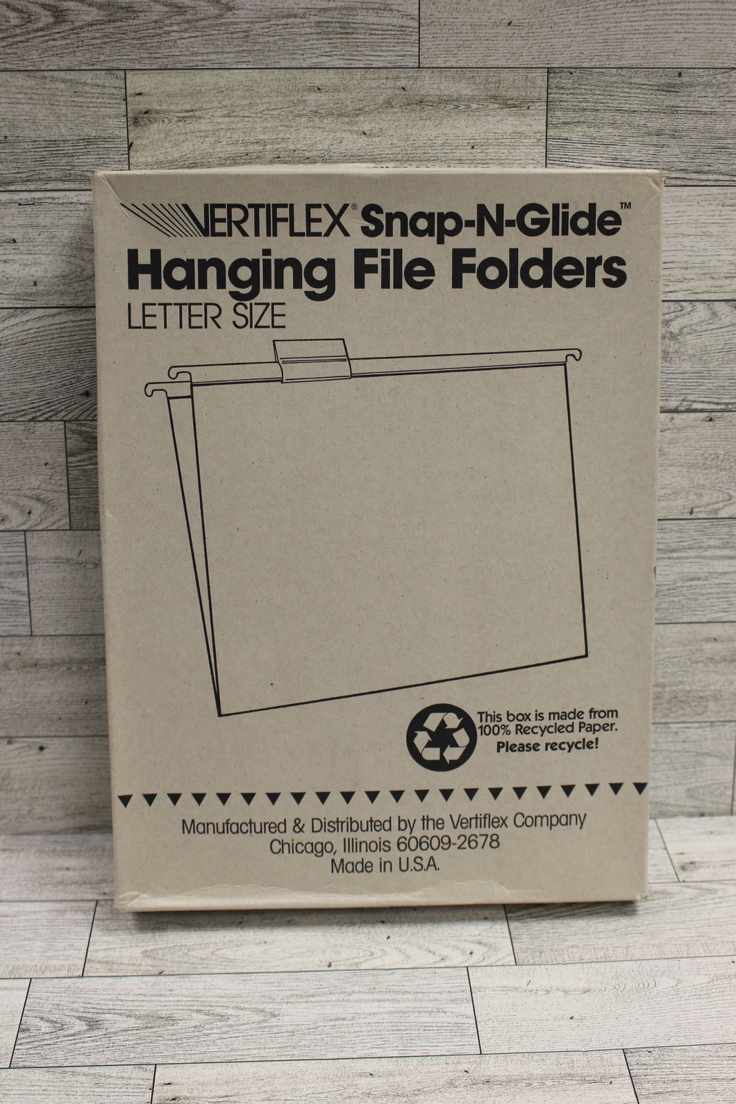 Vertiflex Snap-N-Glide Hanging File Folders - 25 Pack - Letter Size - New