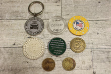 Load image into Gallery viewer, Lot of 8 Challenge Coins - Carvana, Quick Wash, Four Seasons + more - Used