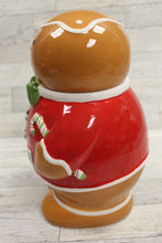 Load image into Gallery viewer, Susan Winget Gingerbread Man Cookie Jar - Certified International - New