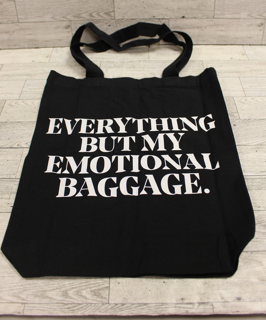 Everything But My Emotional Baggage Canvas Tote Bag - New