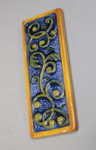 Grasslands Road Address Sign Magnetic Ceramic Tile - New