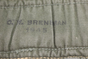 WWII 1945 C.W. Breneman Equipment Shoulder Pads - Set of 2 - Used