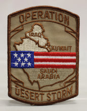 Load image into Gallery viewer, United States Operation Desert Storm Flag Commemorative Patch - Sew On - Used