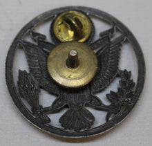 Load image into Gallery viewer, Vintage WWII US Army Officer Service Cap Eagle Badge Insignia Lapel Hat Pin