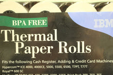 Load image into Gallery viewer, IBM Thermal Paper Cash Register Receipt - BPA Free - 2-1/4x85" - 23 Rolls - New