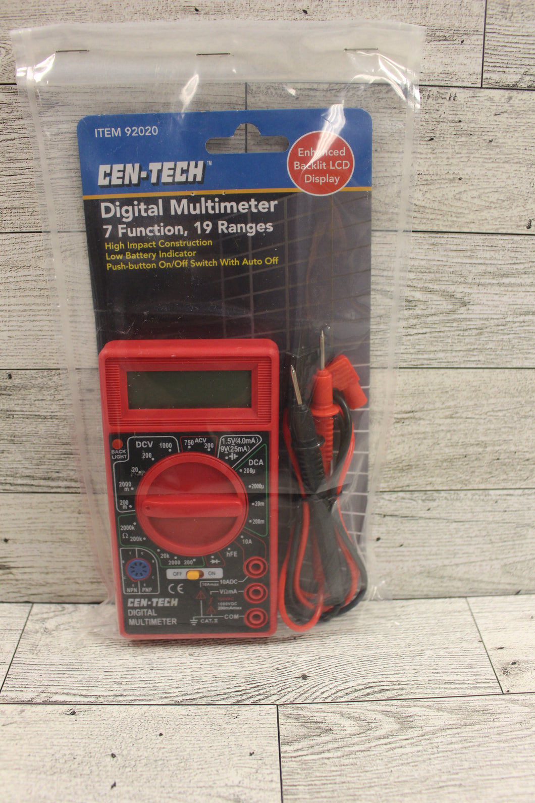 Centech 7 Function Digital Multimeter -New