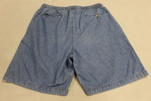 Load image into Gallery viewer, Active Joe Men's Blue Jean Shorts - Pull On - Large - Used
