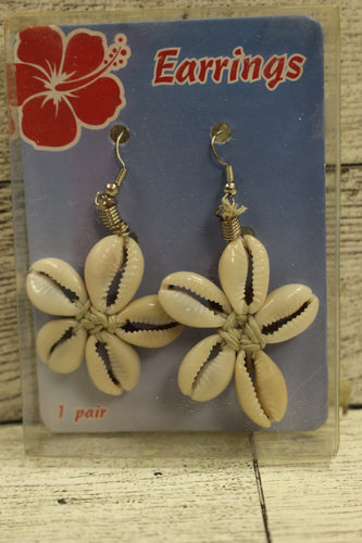 Seashell Flower Earrings - New