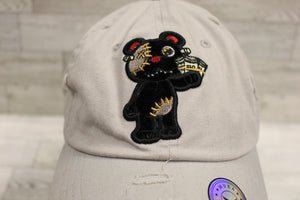 Muka Distressed Bear Dad Cap Hat - Used