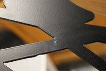 Load image into Gallery viewer, Ornamental Wrought Iron Hummingbird Gate - 39" high x 32" wide - Used