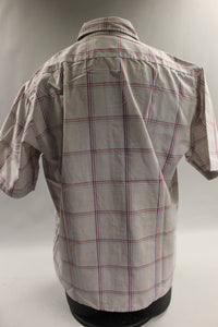 Warren Scott Men's Short Sleeve Shirt - Size: L 16-16-1/2 - Used