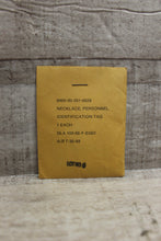 Load image into Gallery viewer, Vintage 1987-1989 Personnel Identification Tag Necklace - 8465-00-261-6629 - New