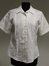 Load image into Gallery viewer, US Army Woman's White Short Sleeve Tuck In Dress Shirt - Size: 16R - Used