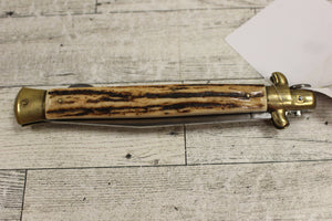 Vintage Kissing Crane KC-49 Stiletto Germany Folding Knife - Used