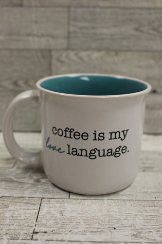 Coffee Is My Love Language Coffee Mug Cup -Used