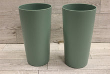 Load image into Gallery viewer, Set of 2 Mainstays 26 oz. Plastic Tumbler - Sage Green - New