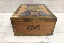 Load image into Gallery viewer, Foundry Lovelace Wooden Cigar Box - 9.75" x 7" x 3.5" - Used