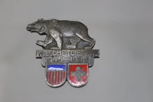 Load image into Gallery viewer, Vintage “Welcome To Berne” Pin - 1945-1946 -Silver Tone - USA Switzerland - Used