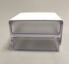 Load image into Gallery viewer, Plastic Hanging Two Drawer Storage Unit - 9" x 8" x 6" - Used