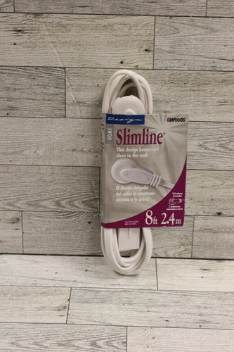 Woods 8 ft. 16/3 SPT-2 Indoor Light-Duty Flat Plug Extension Cord -New