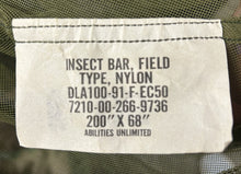 Load image into Gallery viewer, US Army Military Field Insect Bar Netting - 7210-00-266-9736 - 200'" x 68" - New