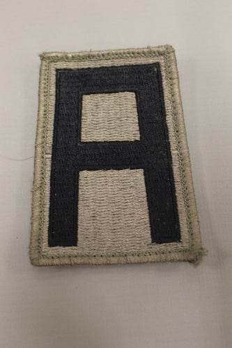 1st Army OCP Patch with Hook Fastener - Tan - Used
