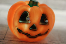 Load image into Gallery viewer, LED Color Changing 3&quot; Plastic Pumpkin - Used