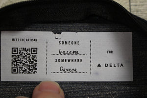 Delta Airlines Amenity Toiletries Bag Pouch & Eye Mask - Someone Somewhere -Used