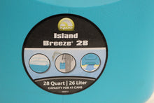 Load image into Gallery viewer, Igloo Island Breeze 28 Quart / 26 Liter Personal Cooler - Teal &amp; White - Used