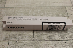 Set of 2 Philips 20T6-1/2IF 120V Tubular Lamp Light Bulb - New