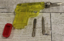 Load image into Gallery viewer, Vintage KS Pistol Gun Screwdriver Set - 3 pc Multi Tool - Yellow - Used