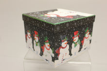 Load image into Gallery viewer, Lindy Bowman Snowman Christmas Gift Box - 7-1/4" x 5-1/2" - New