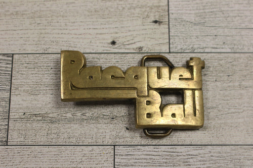 Vintage1978 Racquet Ball Brass Belt Buckle - Used